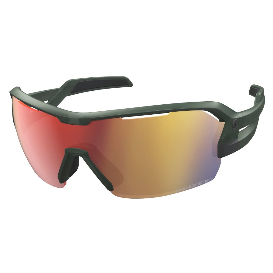 OCULOS DE SOL SCOTT SPUR - KAKI GREEN/RED CHROME ENHANCER + CLEAR